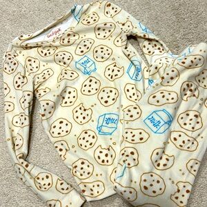 Cat and Jack milk and cookies pajamas
